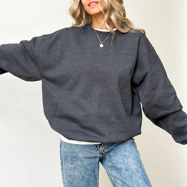 Blank Gildan Sweatshirt - Heavy Blend Crewneck Unisex Plain Pullover