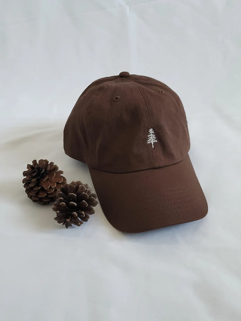 Vintage Washed Cotton Camping Cap & Minimalist Forest Outdoor Accessory