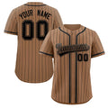 Custom Embroidered Pinstripe Baseball Jersey - Personalized Team Uniform