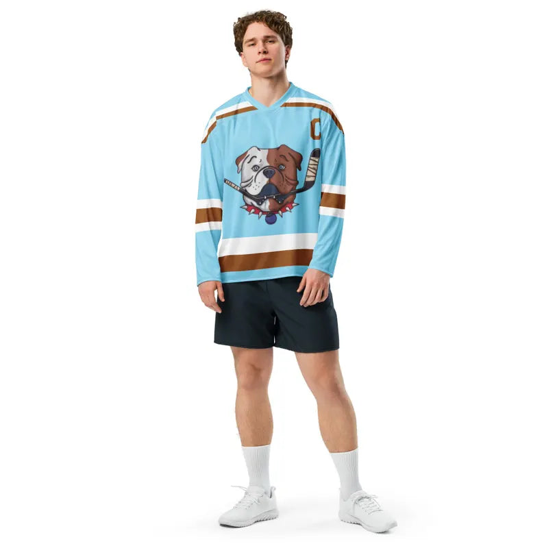 Sudbury Blueberry Bulldogs FAN High-Quality Sweater Jersey - Shoresy Inspired Hockey Jumper